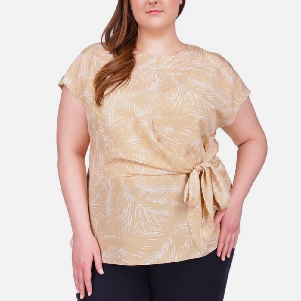 Michael Kors Front‎ Tie Top Size 1X